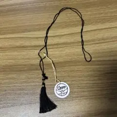 Cheer タッセル ネックレス ブラック