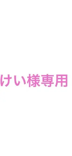 けい様専用ページ