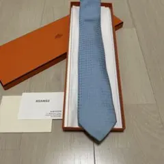 HERMES ネクタイ H柄 ライトブルーのサムネイル