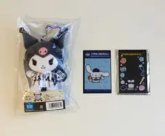 サンリオ タイトーくじ 侍ジャパン ぬいぐるみ クロミ クリアカード シナモン