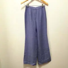 美品 ANNE KLEIN アンクライン ヘンプ混ブーツカットパンツのサムネイル