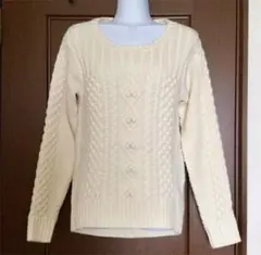 【アンディコール】ケーブルニット