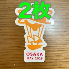 ポケモンGOフェス 大阪 ナイアンティック ステッカーシール2枚