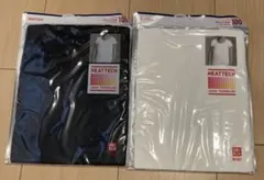 【新品未使用】UNIQLO HEATTECH 100サイズ 半袖シャツ 2セット