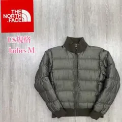 ノースフェイス　US規格 600FIL ダウンジャケット カーキ レディースM
