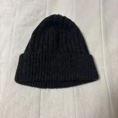 ニット帽　ブラック　UNIQLO