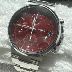 SEIKO LUKIA セイコー ルキア赤　稼働品クロノグラフ ボルドー