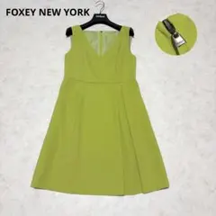 FOXEYNEW YORK✨ アビゲイル フレア ワンピース グリーン 38 FOXEYNEW YORK✨ アビゲイル フレア ワンピース グリーン 38 - メルカリ