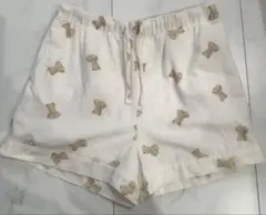 GELATO PIQUE クマ柄　ショートパンツ　ルームウェア