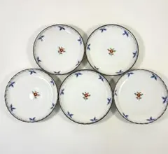 橘吉 はるか　中皿 5枚セット 花柄 磁器のサムネイル