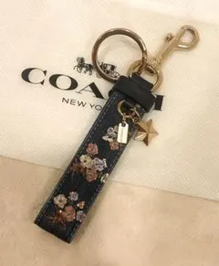 COACH コーチ ショートチェーン ストラップ ウィズ リサイクルレジン