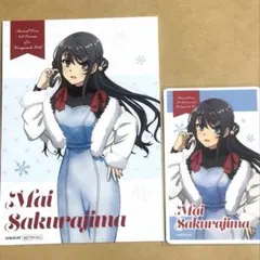 青春ブタ野郎 マルイ 桜島麻衣 カード ブロマイド winter 青ブタ