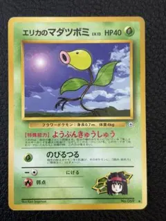 旧裏　ポケモンカード　エリカのマダツボミLV.13
