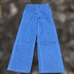 Lugnoncure ブルー ワイドパンツ