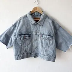 リーバイス プレミアム デニムジャケット M 短丈 ワイド BIG E