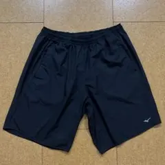 新品同様　ミズノ　2XL 大きいサイズ　ハーフパンツ 薄手　上質　 黒　ドライ