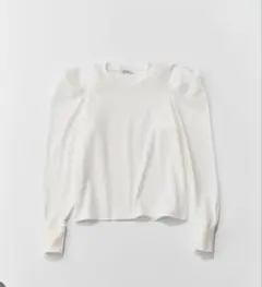 新品タグ付きboutique310⭐︎佐藤佳菜子SLOANE バブルのロンT白 淑女のロンT