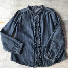 GAPkidsデニムフリルシャツ