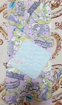 ディズニープリンセス　ラプンツェル　アリエル　タオル　セット