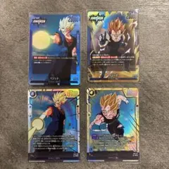 ドラゴンボールカード　ベジータ ベジット　SCR リーダー　各1枚のサムネイル