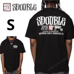 【S】S/Double エスダブル 半袖 Tシャツ 黒 【国内未発売】