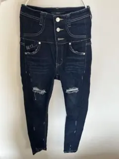 EMODA ダークブルー スキニーデニム