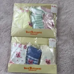 新品未使用タグ付　HOT BISCUITS ベビー靴下 11-13cm 6足