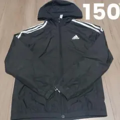 adidas ウィンドブレーカー 黒 150