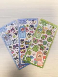 国内正規品★3点セット　たまごっち　平成はっぴーフォンステッカーズ