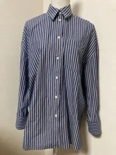 ZARA ザラ　ストライプシャツブラウス　USAサイズS