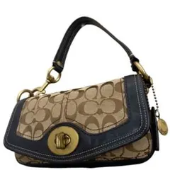 美品✨コーチ　レガシー　ショルダーバッグ　ターンロック　シグネチャー　10335