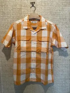 beams B:MING LIFE STORE 半袖シャツ　チェックシ