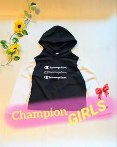 Champion GIRLS 子供用 パーカー