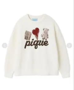 ジェラートピケ ワンポイントジャガードプルオーバー