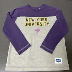 ニューヨーク大学 長袖カットソー 120センチ