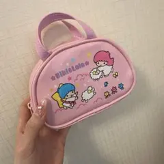 リトルツインスターズ キキララ　ポーチ ピンク
