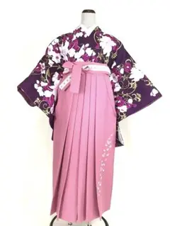 4527 振袖５点セット正絹　成人式結婚式　ブランド　紫　モリハナエ　森英恵 4527 振袖5点セット正絹 成人式結婚式 ブランド 紫 モリハナエ