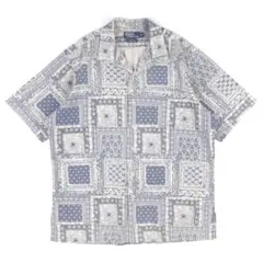 極美品 90sラルフローレン ANDY CAMP XL ペイズリー 半袖シャツ - メルカリ