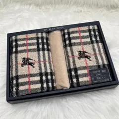 未使用品✨BURBERRY タオル 3点セット ノバチェック 箱付き 綿100％