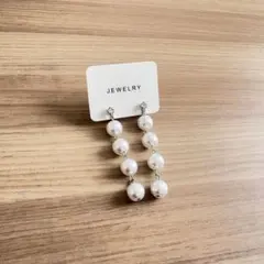 パールイヤリング　結婚式　ウェディング