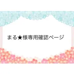 まる★様　専用か確認ページ　２５１１１９