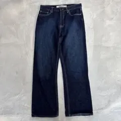 GAP【30×30】EASY FIT ストレート デニムパンツ 濃紺 綿100%のサムネイル