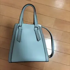 最終セール　グローバルワーク　2WAYライトブルー トートバッグ