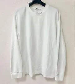 UNIQLO エアリズムコットン クルーネックTシャツ 白 Lサイズ