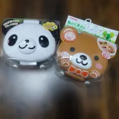 TORUNE 弁当箱 パンダ くま 2個セットのサムネイル