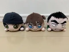 名探偵コナン　寝そべりぬいぐるみ　3点セット
