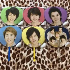 ★嵐★Beautiful world 2011 ミニうちわ６本セット