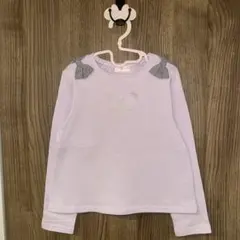 め*様 新品未使用　メゾピアノ　肩リボン　トレーナー　130cm