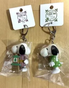 SNOOPY茶屋　スヌーピー茶屋　川越 限定　スヌーピー　マスコット　2点セット