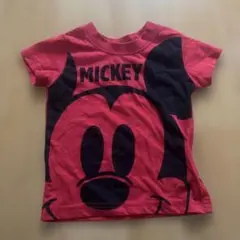 ベビー Tシャツ ミッキーマウス 赤80cm